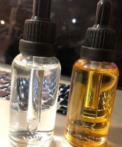 Clear glass vial containing liquid LSD solution available in single and multi-vial quantities
