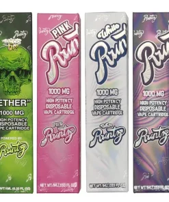 Runtz Delta 8 disposable vape 1g pen front view