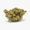 Skywalker OG cannabis buds showing deep olive green color with dense white trichome coverage