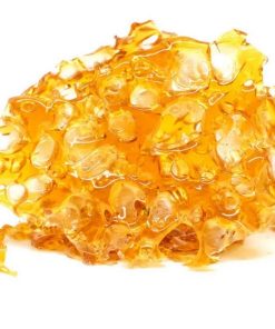 Shatter marijuana concentrate portion ready for use in a dab rig or vaporizer