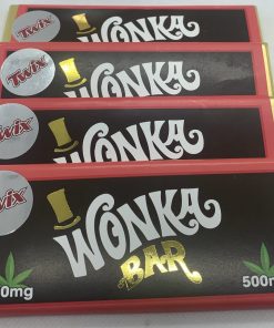 Wonka Bars 500mg THC chocolate edible divided into 15 equal dosing squares