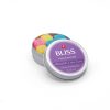 Bliss Juicy Grape THC Gummies tin with 10 cannabis-infused gummies, 25mg THC each, 250mg total
