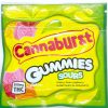 Sour Cannaburst THC gummies 500mg in assorted sour fruit flavours inspired by Starburst candy