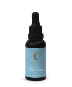 Mello 150mg CBD pet tincture bottle formulated with organic CBD, omega-3, and fish oils for dogs and cats under 25 pounds