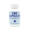50mg CBD capsules bottle front view with MCT oil formula for daily wellness