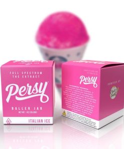 Multiple Persy Baller Jar live resin flavors arranged side by side