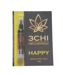 3Chi CBD vape cart 1000mg hemp oil close-up detail