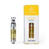 Alpine THC vape cartridge with 510-thread connection, front view showing label and oil chamber