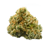 ACDC CBD-dominant cannabis flower buds showing dense earthy green coloring from the rare 1:20 THC to CBD ratio Cannatonic phenotype