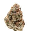 Fire OG Kush dense frosty buds covered in vivid red hairs, indica-dominant hybrid crossed from OG Kush and SFV OG Kush