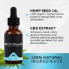 Exhale Full Spectrum CBD Oil glass dropper bottle on neutral background