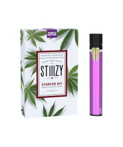 Official STIIIZY 210mAh rechargeable battery with USB charging cable in multiple color options