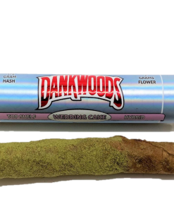Wedding Cake Dankwoods pre-roll 2g hybrid strain with kief dusting