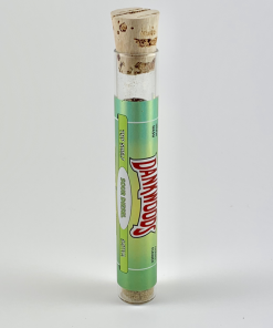 Dankwoods Sour Diesel sativa pre-roll joint with branded packaging on display