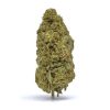 Fortified Alien Kush Delta 8 hemp flower buds close-up showing dense indica-dominant hybrid strain