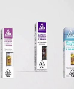 AbsoluteXtracts vape cartridge with 100% pure cannabis oil and cannabis-derived terpenes, available at Florida Gas Packs