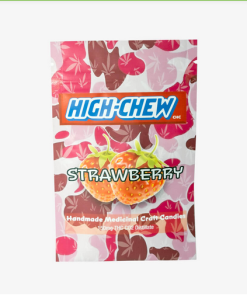 High-Chew Strawberry Candy - Chewy, fruity, sugar-free strawberry flavor candy pack