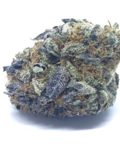 Gorilla Glue hybrid cannabis strain buds with frosty dark olive green appearance
