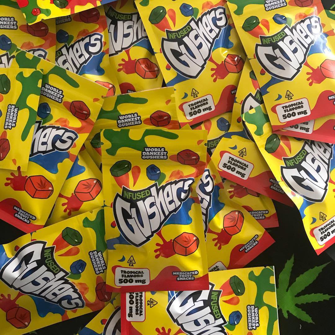 Medicated Gushers – Bulk Pack Options Gusher Gummies - Assorted Flavored Fruit Snacks - 60ct Bag
