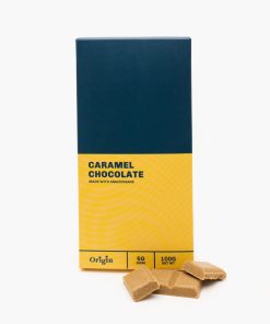Caramel Psychedelic Chocolate Bar - rich milk chocolate with caramel swirls & psychedelic design