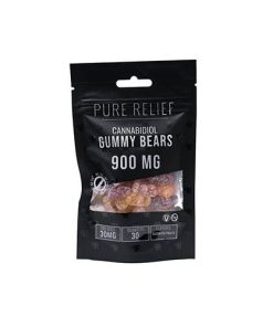 Pure Relief CBD Hemp Gummy Bears – Delicious, Natural Wellness Gummies with 25mg CBD per bear