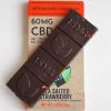 CBD chocolate bar with raspberries & cinnamon, 60mg therapeutic treats