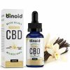 Binoid Vanilla Water-Soluble CBD Drops bottle with organic vanilla flavor, broad spectrum THC-free hemp extract, 39.99