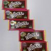 Wonka Bars chocolate candy wrapper with whimsical Oompa Loompa design