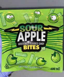 Sour Apple Bites Candy - Tangy Green Apple Flavored Gummies