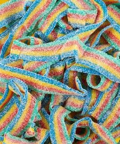 THC Rainbow Belts – Colorful cannabis-infused gummies in assorted fruit flavors