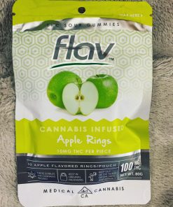 Flav THC Gummies - Tropical Fruit Flavored Cannabis Edibles in Colorful Packaging