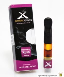 Blackberry Kush Vape Cartridge 500mg - Premium THC Oil Vape Pen