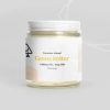 Golden cannabis-infused butter with 1000mg THC, ready for baking
