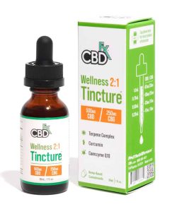 CBDfx CBD + CBG Oil Wellness Tincture 2:1 Dropper Bottle