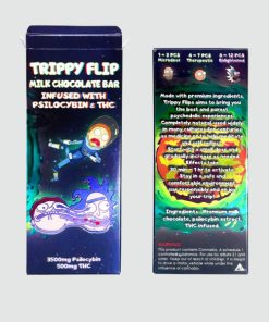 Trippy Flip Milk Chocolate Bar - 40% Cocoa, Smooth & Creamy, Indulgent Snack
