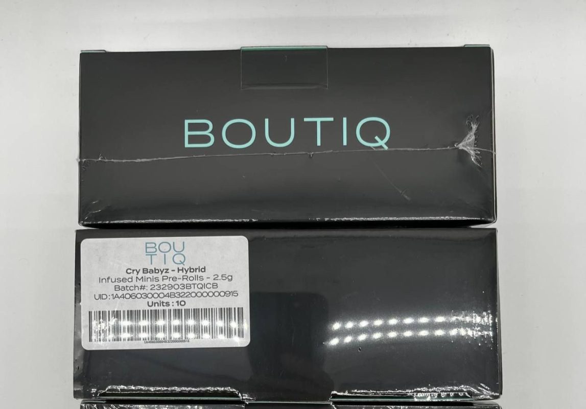 Authentic Boutiq prerolls available for bulk purchase at Florida Gas Packs dispensary