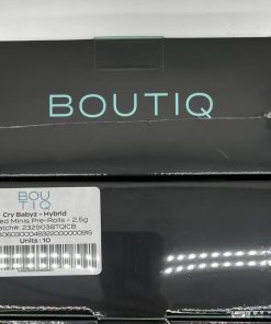 Premium Boutiq Prerolls in sleek black packaging, natural cannabis pre-rolls, high-quality CBD prerolls, Boutiq cannabis