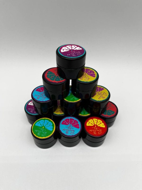 Fresh Squeeze Rosin solventless cannabis concentrate in a glass jar from Florida Gas Packs