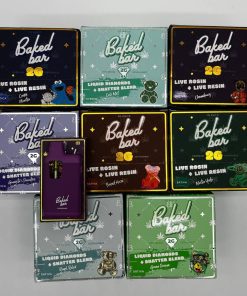 2g Baked Bar Disposable in vibrant packaging, ideal for convenient cannabis use
