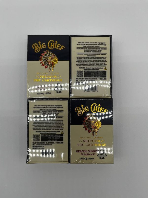 Big Chief Cartridges – Authentic Big Chief Cartridge vape cart available at Florida Gas Packs marijuana dispensary for $13