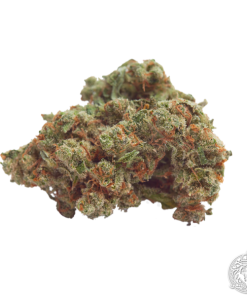 Royal Dream sativa hybrid cannabis strain dense minty green nugs with amber hairs and trichome coating