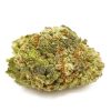 Headband indica-dominant hybrid cannabis flower with dense buds, OG Kush and Sour Diesel cross