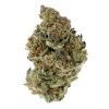 White Grapefruit sativa hybrid cannabis buds with crystal coating, orange hairs, and olive green coloring