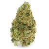 Super Lemon Haze sativa hybrid cannabis buds with dense trichome coverage and speckled green appearance