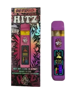 2g Disposable HITZ Vape Device – Compact, Pre-Filled, THC-Free, Ready-to-Use