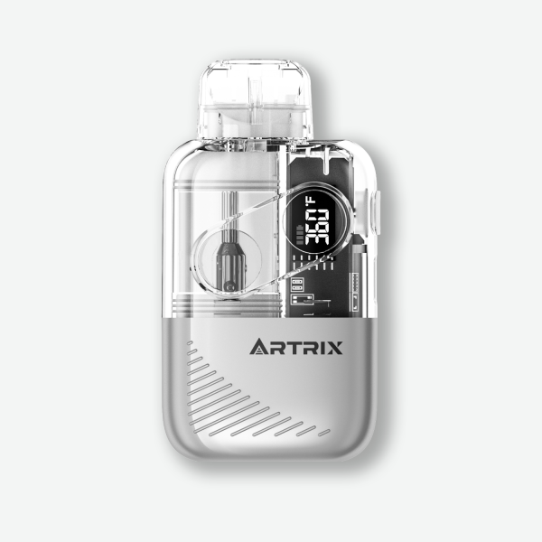 Bubble Vape Device disposable by Wavvy Artrix shown upright against a clean background, compact and pocket-sized