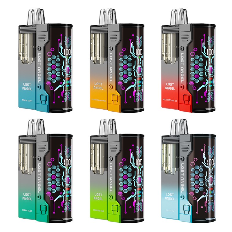 Lost Angel Mate 50K Disposable Vape in sleek ergonomic design, front view, available at Florida Gas Packs